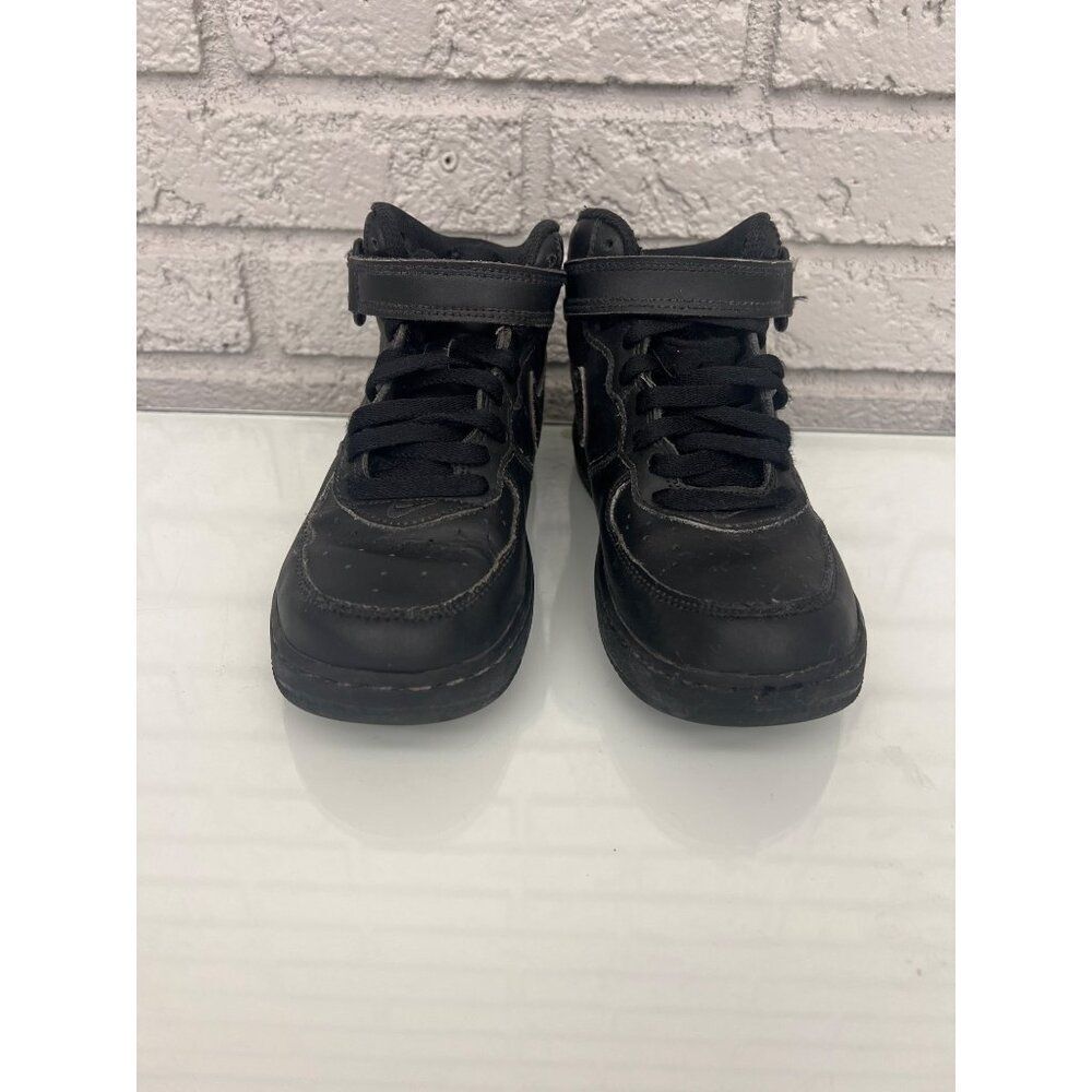 Nike Air Force One Black Kids High Top Size 1Y